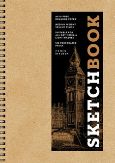 Sketchbook (basic medium spiral Kraft) - Union Square & Co. (ISBN 9781454931492)