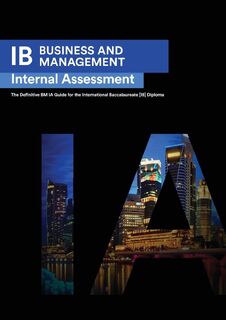 IB Business Management - Seba Ismail, Alexander Zouev (ISBN 9781999611583)
