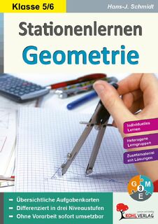 Stationenlernen Geometrie / Klasse 5-6 - Hans. -J. Schmidt (ISBN 9783956865718)