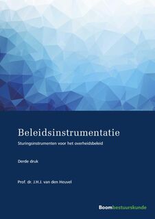 Beleidsinstrumentatie - J.H.J. van den Heuvel (ISBN 9789462366626)
