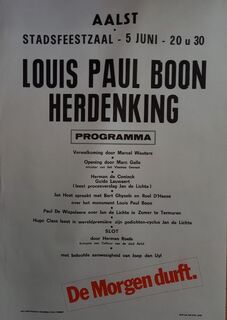 Louis Paul Boon herdenking [1981] / Hugo Claus - BOON, Louis Paul