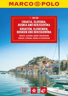 Kroatië, Slovenië, Bosnië Wegenatlas Marco Polo (ISBN 9783575018786)