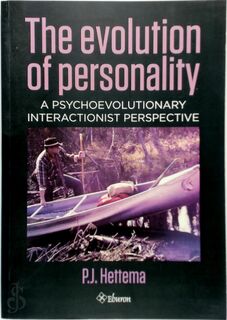 The evolution of personality - P.J. Hettema (ISBN 9789463010436)