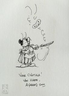 Even goede vrienden [met tekening en opdracht] - André Geerts (ISBN 9789031412136)