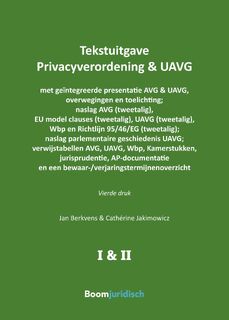 Tekstuitgave Privacyverordening & UAVG (ISBN 9789462127135)