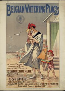 Poster Travel België - Belgian Watering Places - (ISBN 2500015059430)
