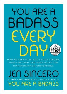 You Are a Badass Every Day - Jen Sincero (ISBN 9780593103029)