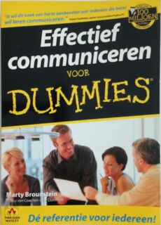 Effectief communiceren voor Dummies - M. Brounstein (ISBN 9789043005296)