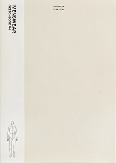 Fashionary Menswear Sketchbook A4 - Fashionary (ISBN 9789887711155)