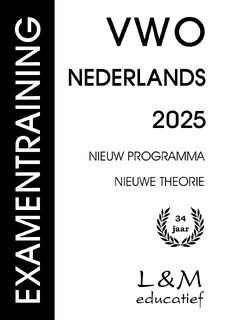 Examentraining Vwo Nederlands 2025 - Gert P. Broekema (ISBN 9789054894551)