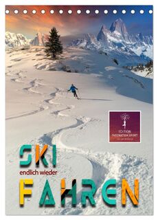 Endlich wieder Skifahren (Tischkalender 2026 DIN A5 hoch), CALVENDO Monatskalender - Peter Roder (ISBN 9783516368772)