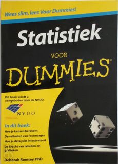 Statistiek voor Dummies - Deborah Rumsey (ISBN 9789043019774)
