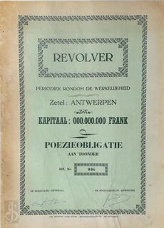 Jooris - Revolver poëzieobligatie - JOORIS, Roland
