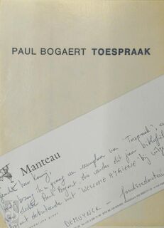 Toespraak [ex bibliotheca Gerrit Komrij - met briefje] - Paul Bogaert