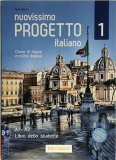 Nuovissimo Progetto italiano. Corso di lingua e civiltà italiana - Telis Marin (ISBN 9788899358501)