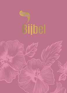 Roodletterbijbel - design bloemen