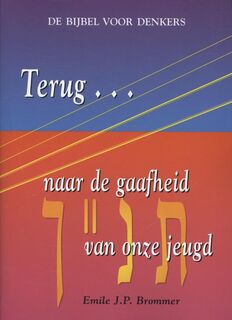 Terug naar de gaafheid van onze jeugd - Emile J.P. Brommer (ISBN 9789064460319)