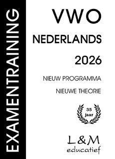 Examentraining Vwo Nederlands 2026 - G.P. Broekema (ISBN 9789054894629)