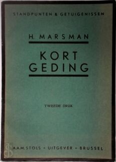 Kort Geding - Hendrik Marsman