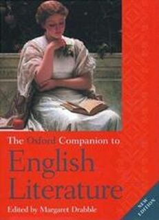 The Oxford Companion to English Literature - MARGARET Drabble (ISBN 9780198662440)