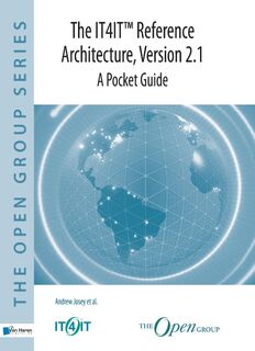 The IT4IT™ Reference Architecture, Version 2.1 – A Pocket Guide - Andrew Josey (ISBN 9789401801713)