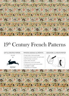 19th century French patterns - Pepin van Roojen (ISBN 9789460090806)