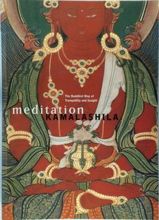Meditation - Kamalashila (ISBN 9781899579051)