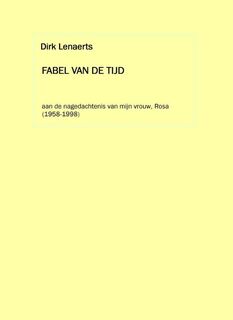 Fabel van de tijd - Dirk Lenaerts (ISBN 9789077751398)