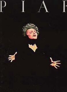 Edith Piaf - Simone Berteaut (ISBN 9780860011125)