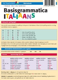 Basisgrammatica Italiaans - Isabella Visser (ISBN 9789066754423)