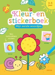 Mijn eerste woordjes kleur- en stickerboek - ZNU (ISBN 9789044770438)