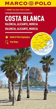 MARCO POLO Karte Costa Blanca, Valencia, Alicante, Castellón, Murcia 1:200 000 - MARCO POLO Karte Costa Blanca, Valencia, Alicante, Castellón, Murcia 1:200 000 -