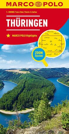 MARCO POLO Karte Deutschland Blatt 7 Thüringen 1:200 000 - MARCO POLO Karte Deutschland Blatt 7 Thüringen 1:200 000 -