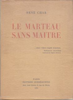 Le marteau sans maître - René Char