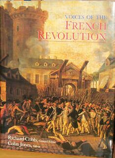 Voices of the French revolution - Richard Cobb, Colin Jones