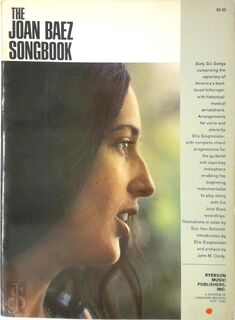 The Joan Baez Songbook. Vocal/Piano/Guitar - Joan Baez
