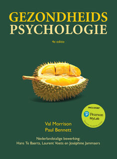 Gezondheidspsychologie - Val Morrison, Paul Bennett (ISBN 9789043034579)