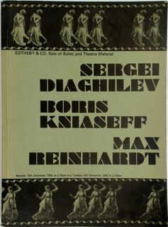 Catalogue of Decor and Costume Design from the Diaghilev Period... [and] Decor and Costume Designs from the Collection of Boris Kniaseff... [and] Theatre Designs from the Collection of the Late Max Reinhardt - Sotheby'S (Firm)