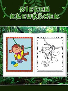 Leuk dieren kleurboek voor kinderen - Mieke Stevens (ISBN 9789464655858)