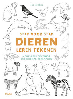 Stap voor stap dieren leren tekenen - Lise Herzog (ISBN 9789044758511)
