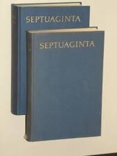  Septuaginta, Vol. I+II (Leges et historiae/ Libri poetici et prophetici), Id est vetus testamentum graede iuxta LXX interpretes - (ISBN 3438051206)