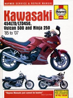 Kawasaki 454 Ltd, Vulcan 500 & Ninja 250 (85 -07) - Haynes Publishing (ISBN 9781620922347)