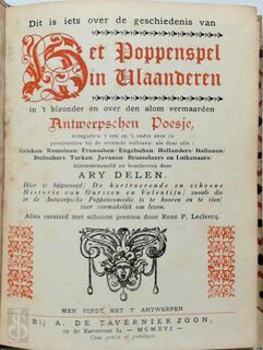 Dit is iets over de geschiedenis van het poppenspel in Vlaanderen in 't bezonder en over den alom vermaarden Antwerpschen poesje ... bijenverzameld en beschreven door Ary Delen - Ary Delen