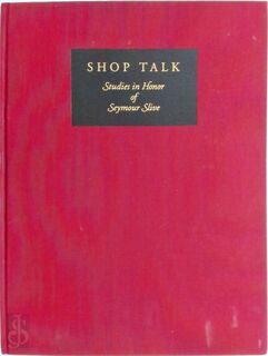 Shop Talk - Seymour Slive (ISBN 9780916724856)