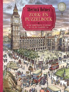 Sherlock Holmes zoek- en puzzelboek - Gecko Keck (ISBN 9789044769135)