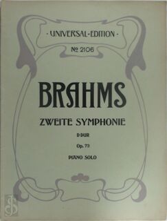 Zweite symphonie D Dur op.73 Piano Solo - Johannes Brahms
