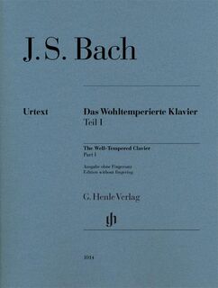 Das Wohltemperierte Klavier Teil I BWV 846-869 - Johann Sebastian Bach (ISBN 9790201810140)