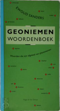 Geoniemen woordenboek - Ewoud. Sanders Geoniemen woordenboek - Ewoud. Sanders