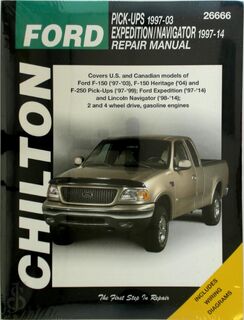 Chilton Ford Pick Ups 1997-03 Expedition/Navigator 1997-14 Repair Manual - Haynes (ISBN 9781620922095)