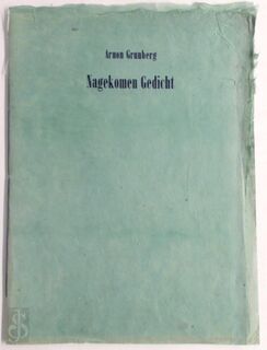 Nagekomen gedicht - Arnon Grunberg